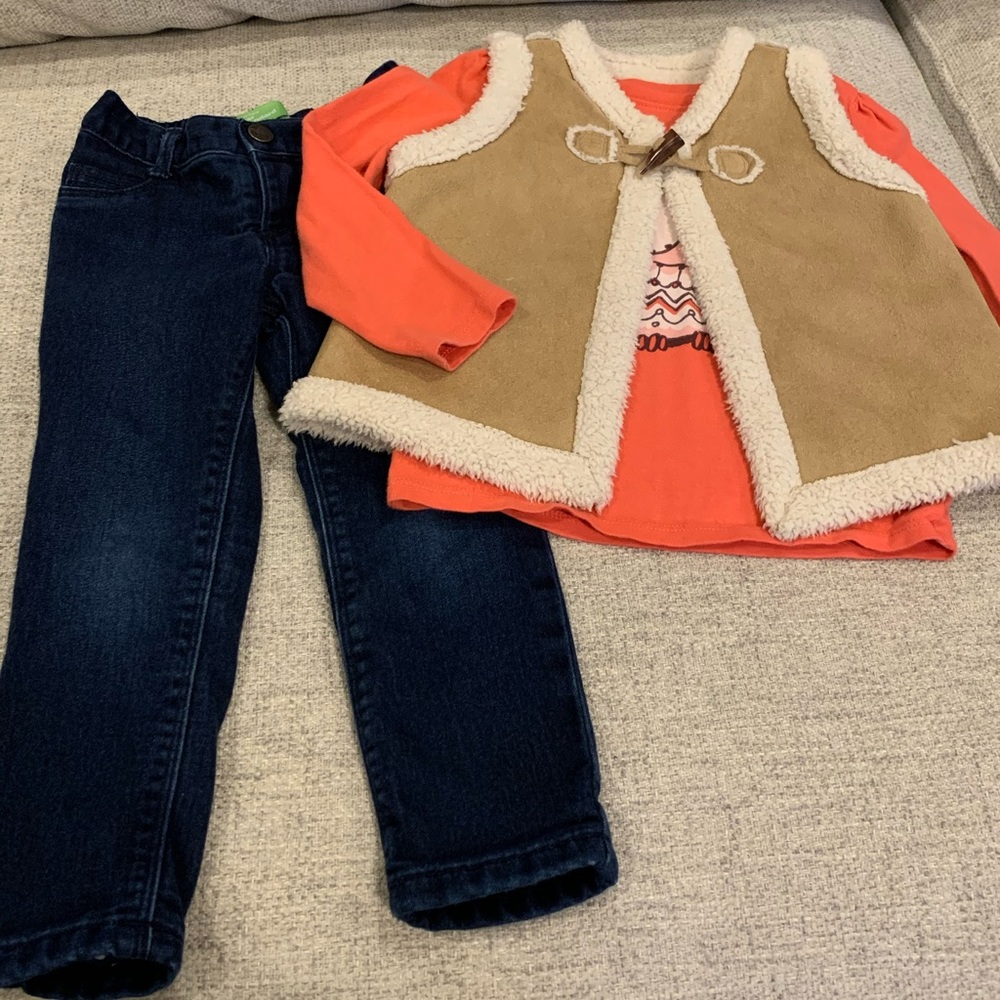 Old Navy girls 3t Vest set